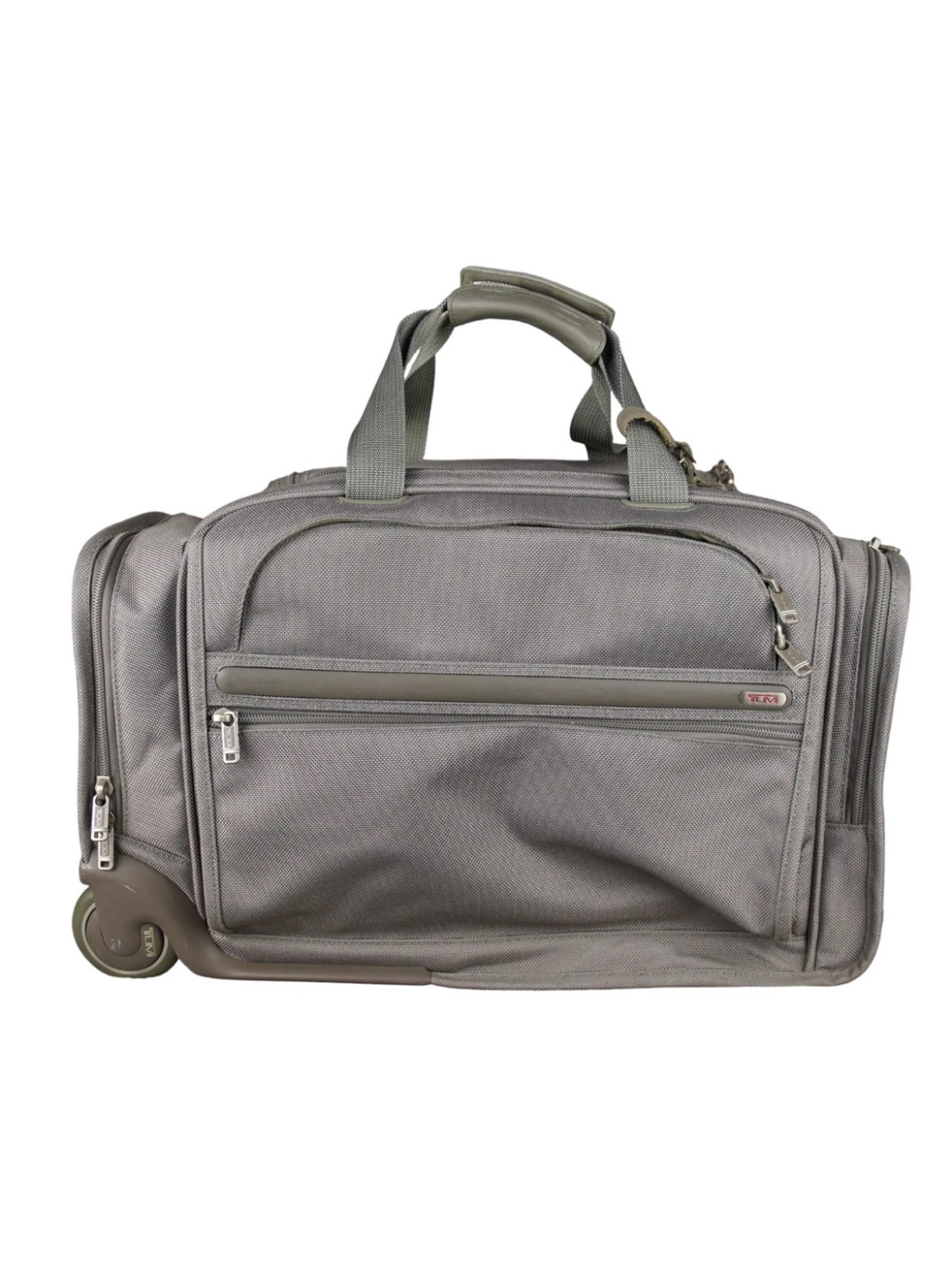 Tumi Alpha Compact 2 Wheel Weekender Carry On Overnight Duffle 22040s4 Gray
